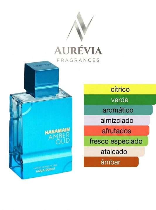 Al Haramain Amber Oud Aqua Dubai 100 ml – Aurévia (imagen 2)