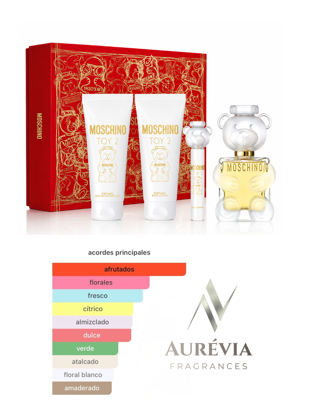 Set Moschino Toy 2 - 4 Piezas