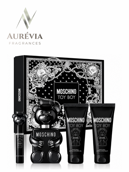 Frasco de perfume Set Moschino Toy Boy - 4 Piezas 100ml – Aurévia